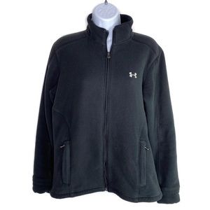 Under Armour Black Heavy Fleece ZIP up Jacket M